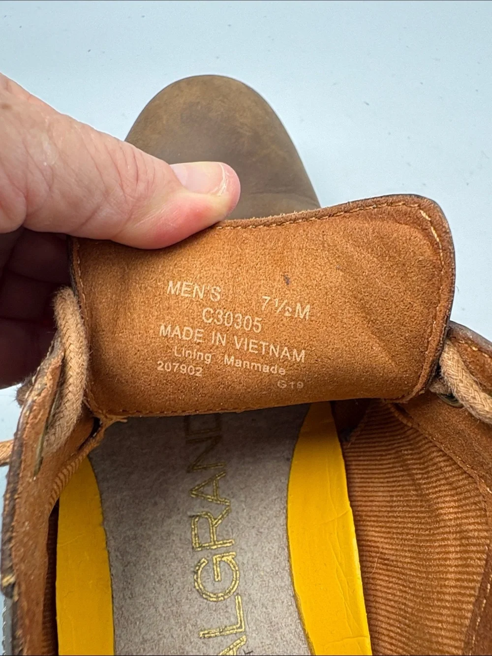 👻 Cole Haan Original Grand Brown Leather  lace up shoes